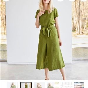 Not Perfect Linen Barcelona MIDI Jumpsuit